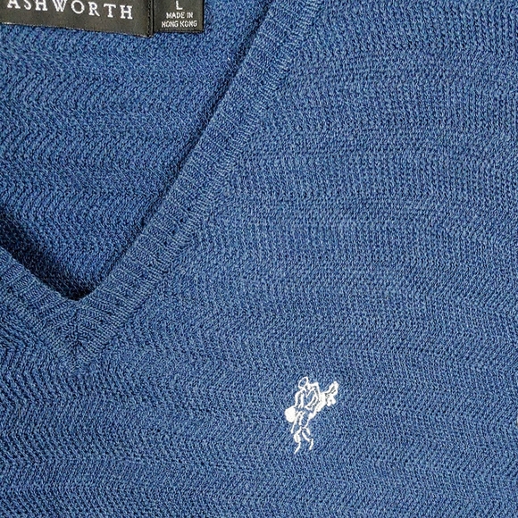 2 Mens L Polo Golf & Ashworth Line Blend Golf Vests - Picture 8 of 10